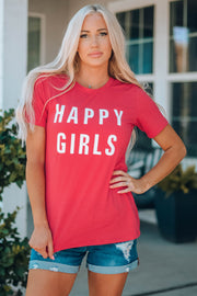 HAPPY GIRLS 短袖 T 恤