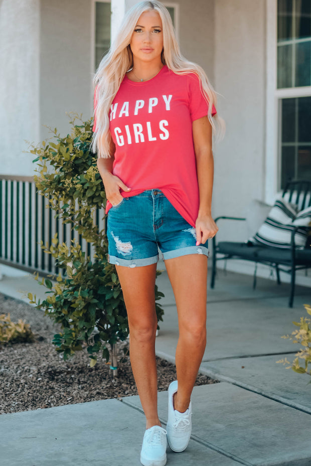 HAPPY GIRLS 短袖 T 恤