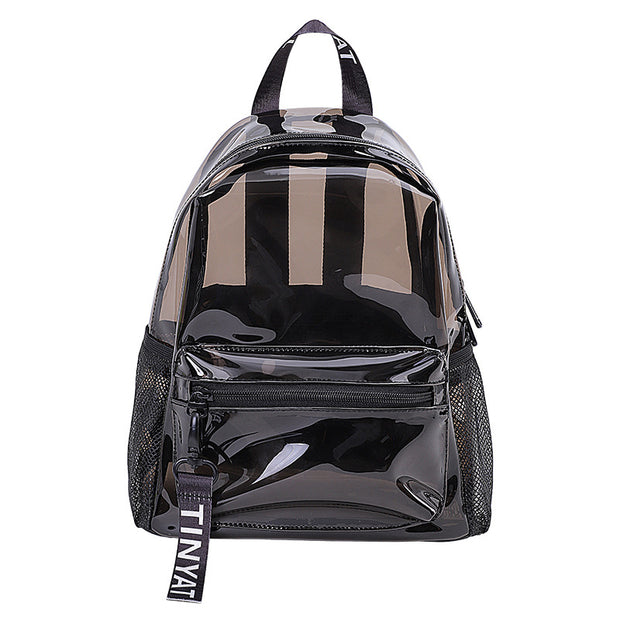 Large Capacity Jelly Transparent Backpack Woman