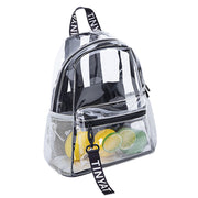 Large Capacity Jelly Transparent Backpack Woman