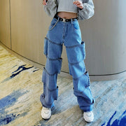 Personality Ripped Jeans Women Fashion Niche Design