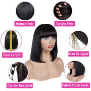 Women's Imitation Hand-Cranked Hair, Real Hair Headdress, Human Hair Wavy Wig