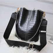 Large-Capacity Bag Female New Retro Fashion Bucket Bag Korean Version Of Simple And Versatile One-Shoulder Messenger Handbag