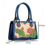 Luxury Handbags Women Bags  Retro Totes National Style Cowhide Handbag