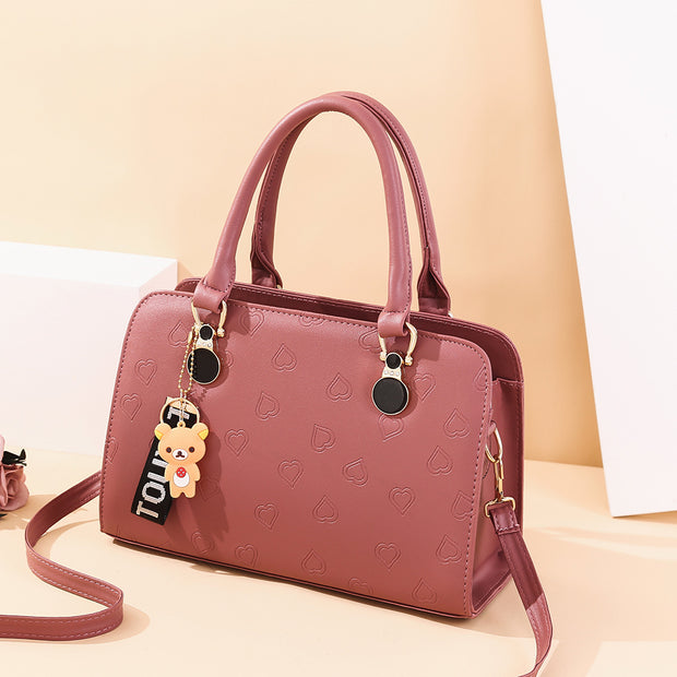 Women'S Bags New Spring Retro Trend One-Shoulder Diagonal Texture Big Bag Ladies All-Match Middle-Aged Handbag Wholesale