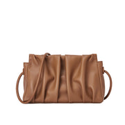 Ladies Handbag 2021 New Genuine Leather Top Layer Cowhide Platinum Bag Lychee Pattern Ladies One-shoulder Diagonal Bag