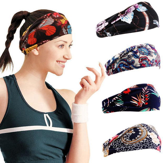Printed Sports Headband Yoga Headband