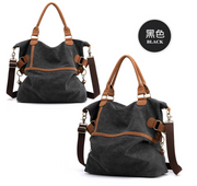 New Leisure Women Cotton Canvas Shoulder Bags High Quality Handbag Tote Shopping Bag High capacity Retro Canvas tote bag