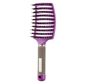 Hairbrush Anti Klit Brushy Haarborstel 女式顺发梳梳子尼龙头皮按摩梳子梳子