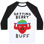 Getting BERRY BUFF 男女通用经典棒球 T 恤