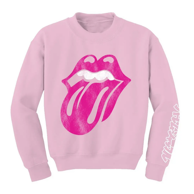 滚石乐队 |粉红色模板舌头羊毛