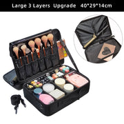 New Fashion Women Cosmetic Bag Travel Makeup Professional Make Up Box Cosmetics Pouch Bags Beauty Case for Makeup Artist