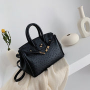 Ostrich pattern handbag