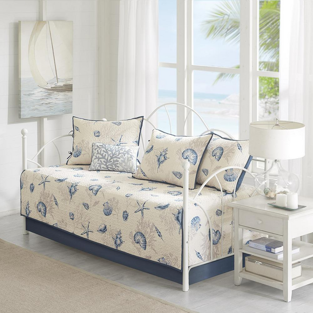 100% Polyester Printed 6pcs Daybed Set,MP13-4472