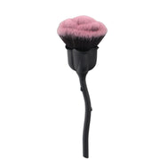 Rose makeup brush