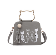 Summer new ladies cat handbag shoulder diagonal handbag
