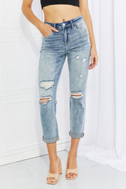 Vervet by Flying Monkey Let You Go Full Size Distressed Jeans