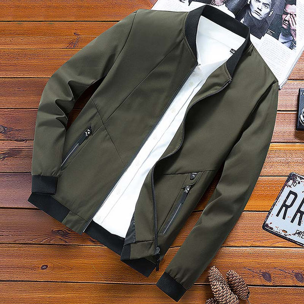 MANTLCONX  Plus Size M-8XL Casual Jacket Men Spring Autumn Outerwear Mens Jackets and Coats Male Jacket for Men&#39;s Clothing Brand