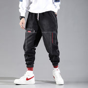 2022 New Streetwear Hip Hop Cargo Pants Men&#39;s Jeans Elastic Harun Joggers In Autumn and Spring Men ClothIng