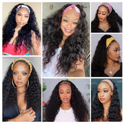 Jarin Hair Headband Wig Brazilian Human Hair Wigs Water Wave Hair Headband For Black Women Curly Remy perruque cheveux humain