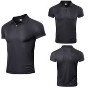 100% Polyester T Shirt For Men Sportswear Casual Collar Camisetas Sports Top Quick Dry and Lightweight Clothing Men&#39;s Tracksuit