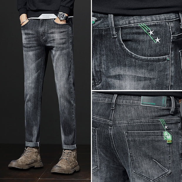 Design Denim Skinny Jeans Distressed Hommes Nouveau 2020 Printemps Automne Vêtements Bonne Qualité Hommes Designer Jeans pour Hommes