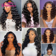 Beautiful Princess Brazilian Loose Deep Wave Wig For Women Lace Front Human Hair Wigs Pre Plucked With Baby Hair
