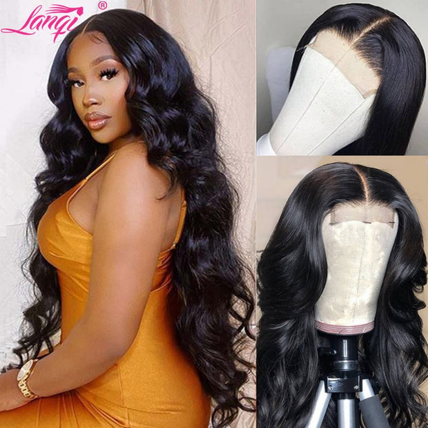 Long Hair Wig 28 30 32 Inch Body Wave Lace Frontal Wig Brazilian Lace Front Human Hair Wigs For Black Women Lace Closure Wig