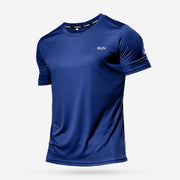 多色速干短袖运动 T 恤健身房运动衫健身衬衫教练跑步 T 恤男士透气运动服