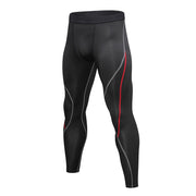 Legging de course pour hommes de collants de forme physique de compression, pantalon de sport noir de vêtements de sport de formation de gymnase pantalon maigre hommes