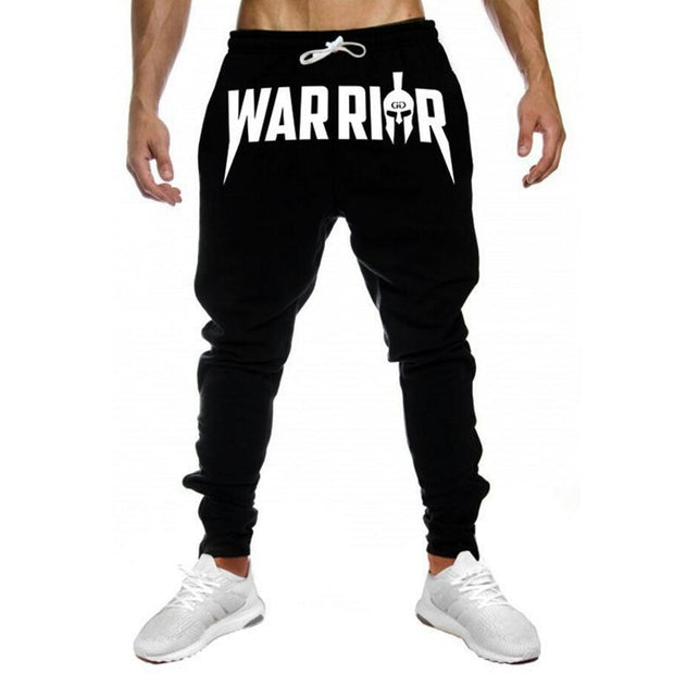 Black Joggers Sweatpants Men Cotton Print Casual Pants Gym Fitness Slim Drawstring Trousers Male Sportswear Running Track pants