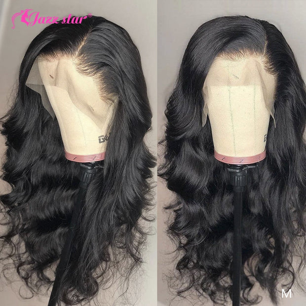 Body Wave 13X6 Lace Front Wig Brazilian Lace Front Human Hair Wigs for Women 13x4 Transparent Lace Frontal Wig Jazz Star