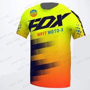 2022 Men&#39;s Downhill Jerseys HPIT FOX Mountain Bike MTB Shirts Offroad DH Motorcycle Jersey Motocross Sportwear Clothing FXR Bike