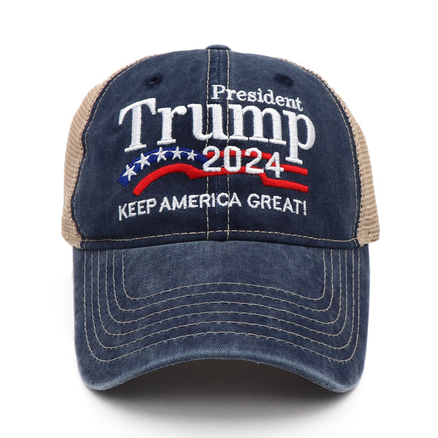 Trump 2024 I'll Be Back 总统美国红帽子