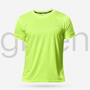 T-shirt de Sport à manches courtes multicolore à séchage rapide maillots de gymnastique chemise de Fitness entraîneur T-Shirt de course vêtements de sport respirants pour hommes