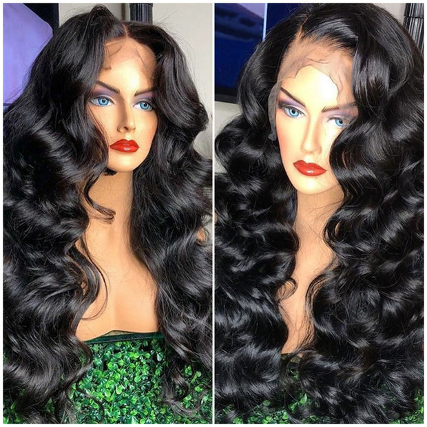 Body Wave Lace Front Wig For Black Women 13x6 250 density lace Wig High Density Human Hair Wigs Pre Plukced With Baby Hair Remy
