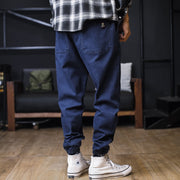 Jeans grande taille hommes pantalons de jogging amples Streetwear Harem Jeans Cargo pantalon cheville longueur Denim pantalon