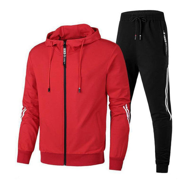 Men&#39;s Hoodie Tracksuit Suits 2022 2 Pieces Sweatshirt+Sweatpant Homme Casual Jogging Sportswear Jacket Oversized Men Clothing