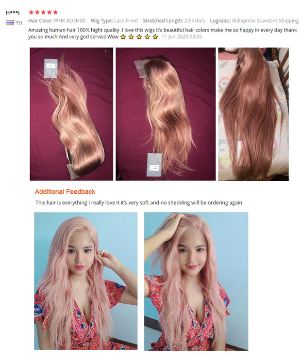 Sleek Human Hair Wigs Blonde Lace Front Wig For Women Straight Bob Wig 4X4 Lace Closure Gold Brazilian Wigs Orange Cosplay Wigs
