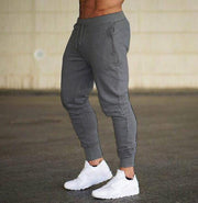 新款慢跑裤男士运动运动裤跑步裤男士慢跑棉质运动裤修身裤健美裤