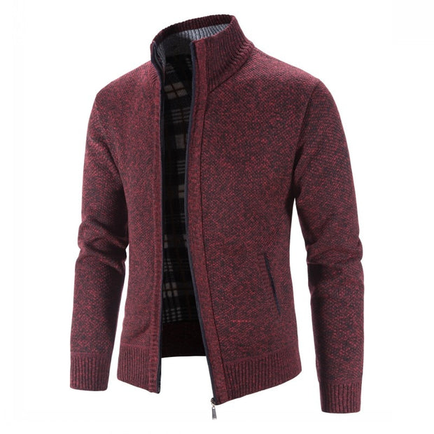 New Spring Autumn Knitted Sweater Men Fashion Slim Fit Cardigan Men Causal Sweaters Coats Solid Single Breasted Cardigan men