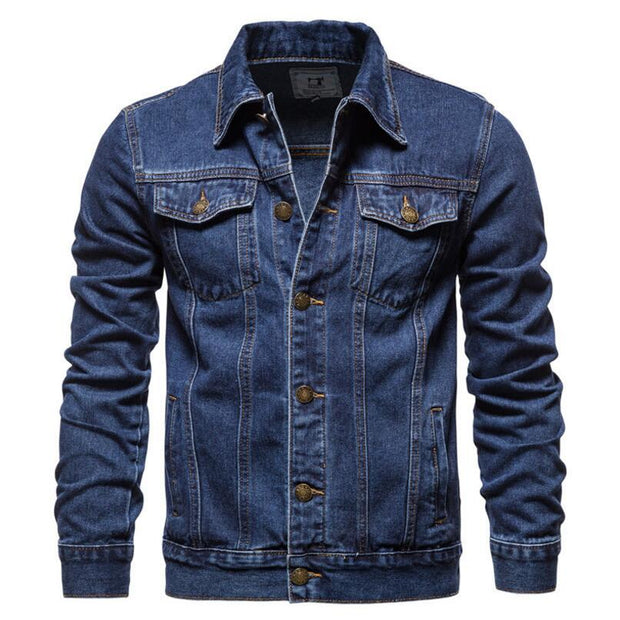 Men Light Blue Jean Jackets Casual Denim Coats New Men High Quality Wool Liner Thicker Winter Denim Jackets Warm Coats Size 6XL