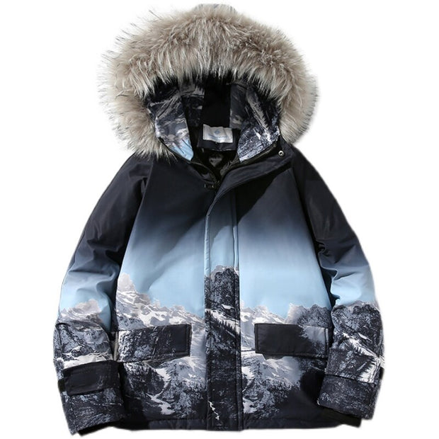 2022 Streetwear Hooded Warm parka Men Winter Jackets And coats Windproof Outwear LBZ140