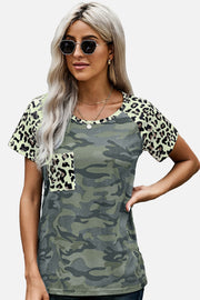 Leopard Pocket Camo T-Shirt