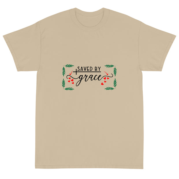 APsavings Saved by Grace - Short Sleeve T-Shirt