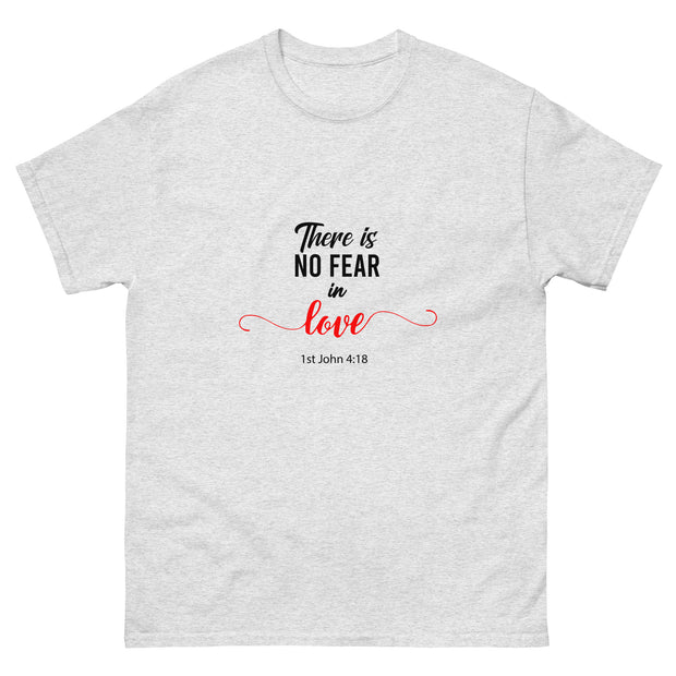 APsavings -There is no fear in love - classic tee