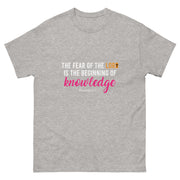 APsavings - The fear of the Lord is the beginning of knowledge - classic tee
