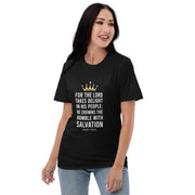 APsavings For the Lord takes delight in his people, He crowns the humble with Salvation Short-Sleeve T-Shirt